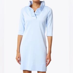 Gretchen Scott Jersey Ruffneck Dress